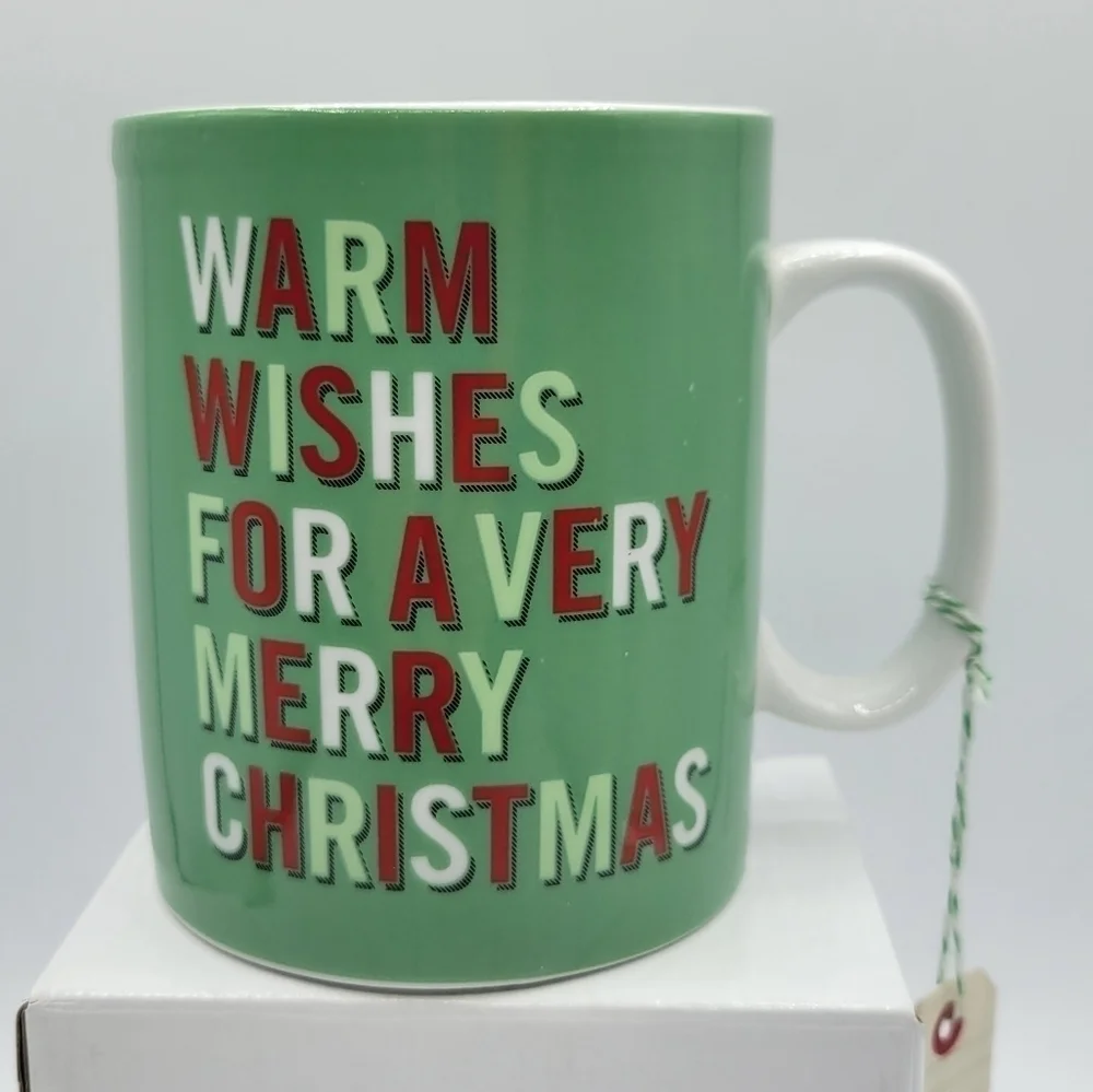 Fringe Warm Wishes for a Very Merry Christmas Ceramic Mug